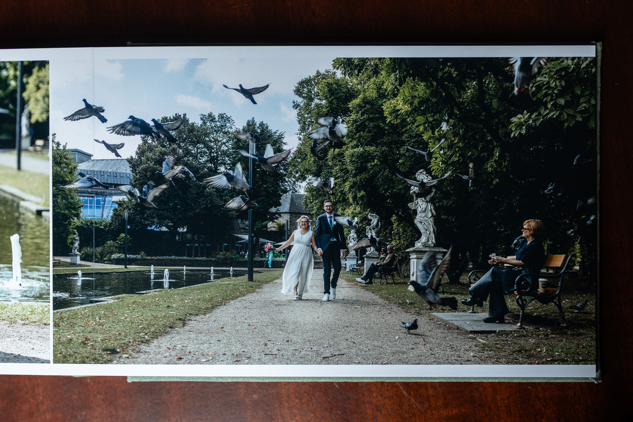 Hochzeitsfotografie: edles, luxuriöses Album