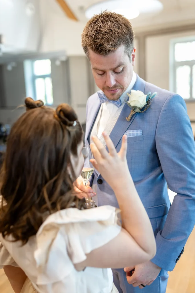 Hochzeitsfotograf Luxemburg - Bräutigam und Tochter