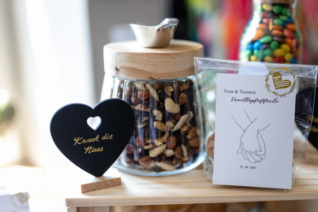 Hochzeitsfotograf Trier Luxemburg - Detailaufnahme Nasch Bar